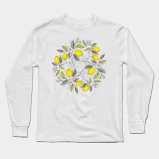 Lemon pattern Long Sleeve T-Shirt